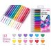 Дополнительное изображение книги «Flomasteri Glitter 12 krāsu yl235105-12»