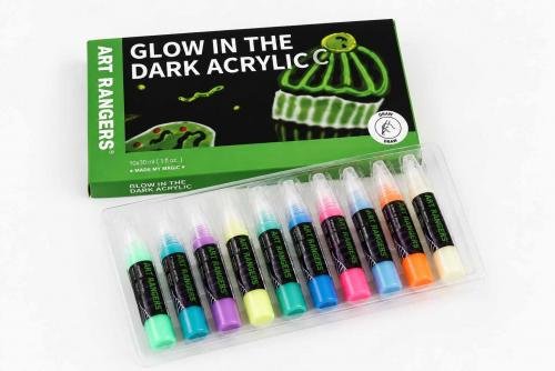 Обложка книги «Akrila flomasteru komplekts 10x30ml tumsā spīd Art»