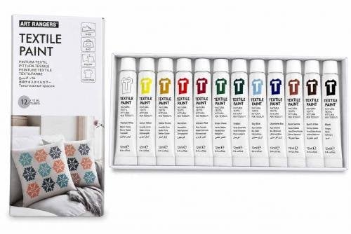 Обложка книги «Tekstilkrāsas12x12ml Art Ranger»
