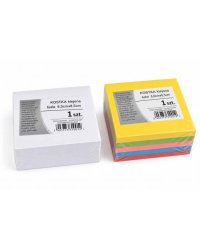Papīra kubs krāsains 8,5x8,5cm līmēts
