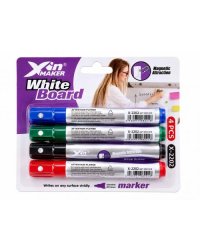 Marķieru komplekts tāfelēm  magnētisks X-2202-4