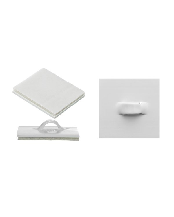 Self-adhesive holder with an eyelet, maximum load 0.5kg (1 pkt / 100 pc.)
