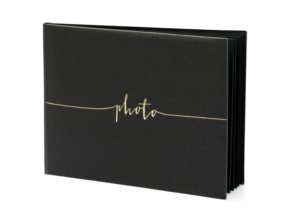 Photo album, 24x18.5cm, black, 22 pages