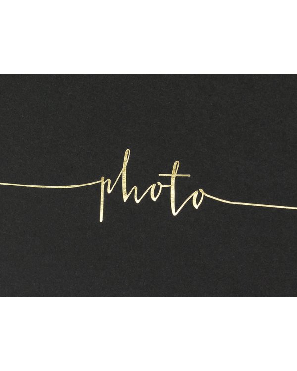 Photo album, 24x18.5cm, black, 22 pages