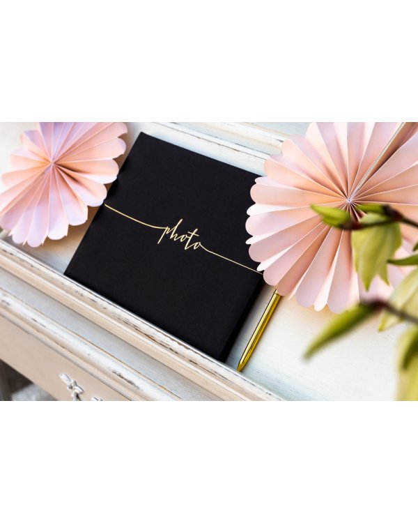 Photo album, 24x18.5cm, black, 22 pages