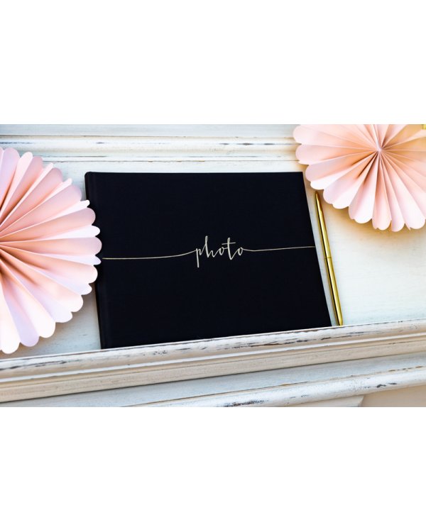 Photo album, 24x18.5cm, black, 22 pages