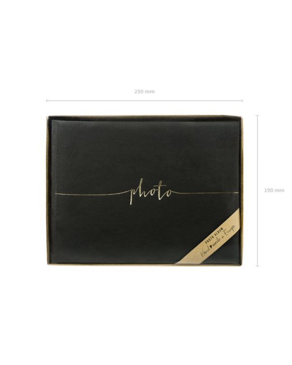 Photo album, 24x18.5cm, black, 22 pages