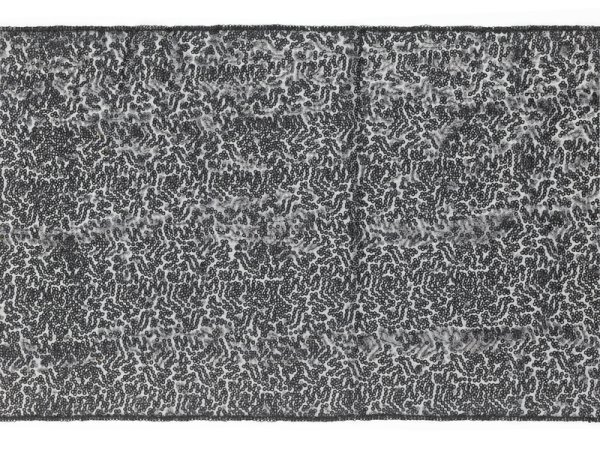 Sequin table runner, black, 0.3 x 5 m