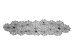 Spider Web Table Runner, black, 185x45cm