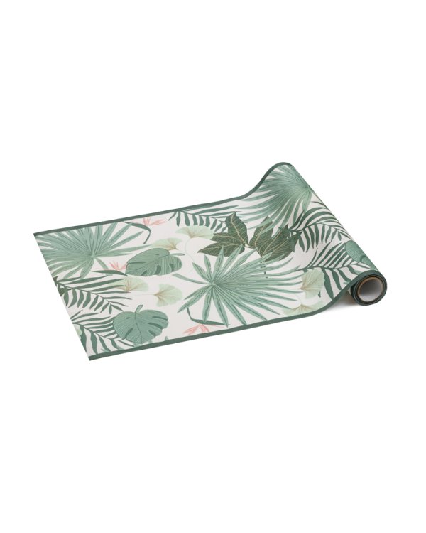 Table runner Leaves, 40x500 cm, mix