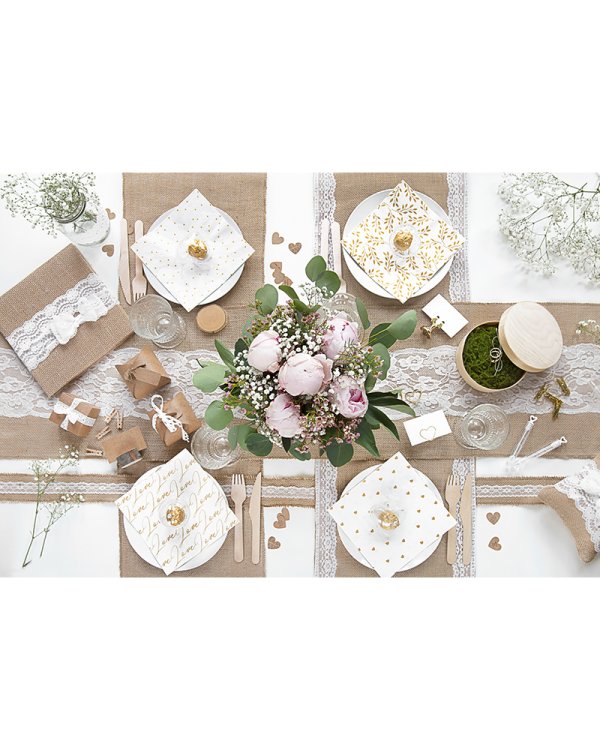 Jute table runner, 0.28x2.75m