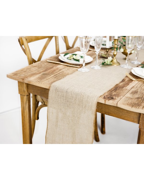 Jute table runner, 0.28x5m