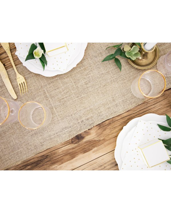 Jute table runner, 0.28x5m
