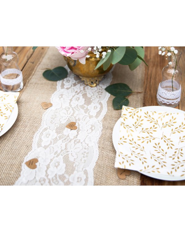Jute table runner, 0.28x2.75m