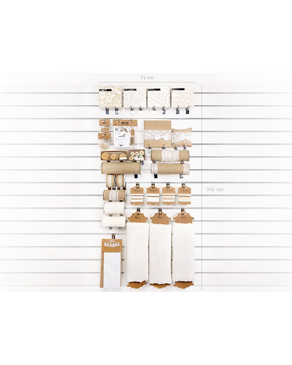 Jute table runner, 0.28x2.75m