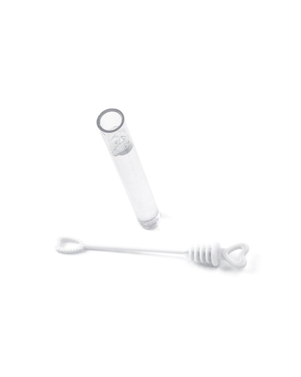 Soap bubbles Heart, white (1 pkt / 48 pc.)