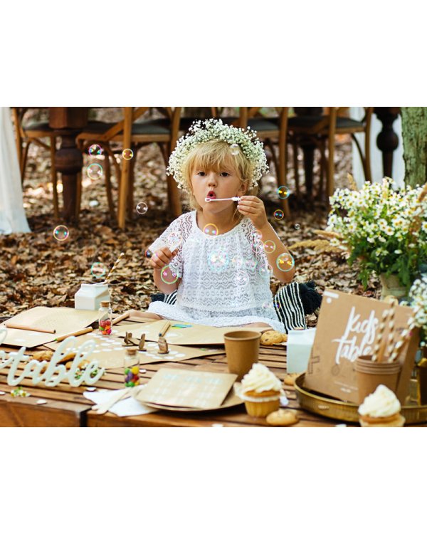 Soap bubbles Heart, white (1 pkt / 48 pc.)