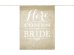Aisle sign- Here comes the bride, 41x51cm