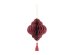 Paper honeycomb ornament Lantern, deep red, 12x15cm