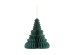 Paper honeycomb ornament Christmas tree, bottle green, 20cm
