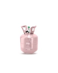 Helium tank, light pink, 20 balloons