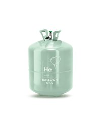 Helium tank, green, max 90 balloons