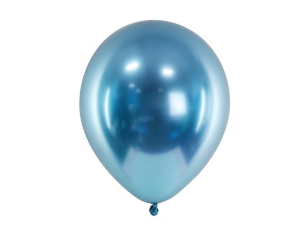 Glossy Balloons 30cm, blue (1 pkt / 10 pc.) Glossy Balloons 30cm, blue (1 pkt / 10 pc.)