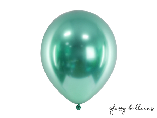 Glossy Balloons 30cm, bottle green (1 pkt / 50 pc.)