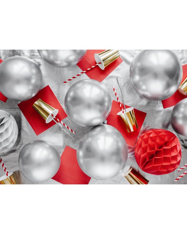 Glossy Balloons 30cm, silver (1 pkt / 50 pc.)