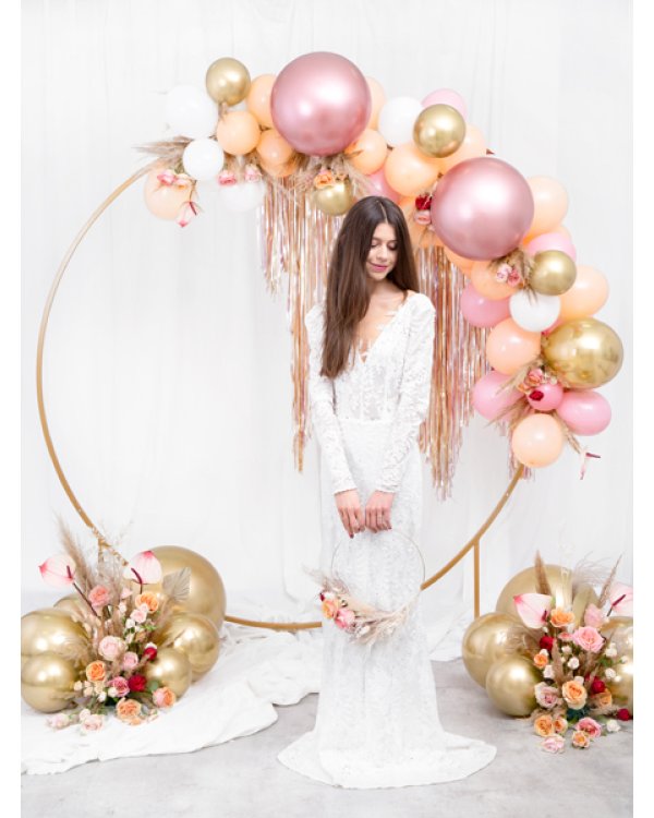 Glossy Balloons 30cm, rose gold (1 pkt / 50 pc.)