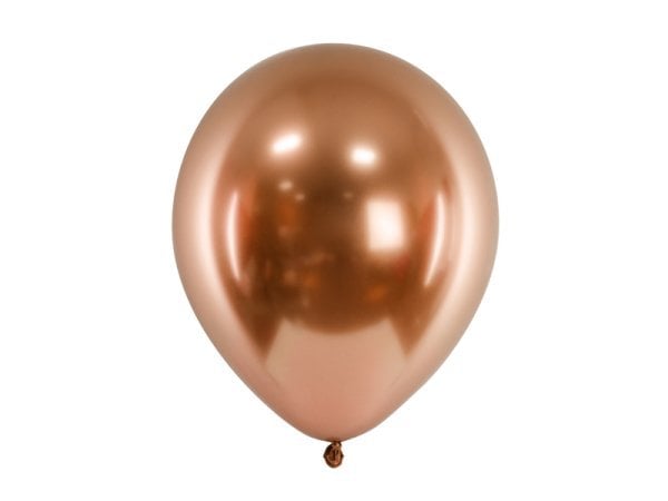 Glossy balloons 30 cm, copper (1 pkt / 10 pc.)