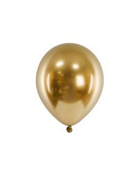 Glossy balloons 46 cm, gold (1 pkt / 5 pc.)