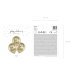 Glossy Balloons 30cm, 50, gold (1 pkt / 6 pc.)