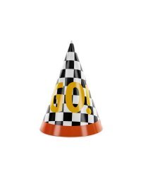 Party hats GO!, 16 cm, mix (1 pkt / 6 pc.)