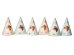 Horse hats, approx. 16 cm, mix (1 pkt / 6 pc.)