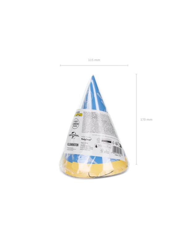 Hats Minions, 16 cm, mix (1 pkt / 6 pc.)
