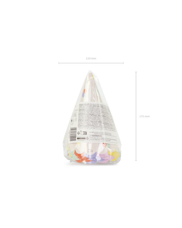 Hats Confetti, 16 cm, mix (1 pkt / 6 pc.)