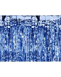Party curtain, blue, 0.9 x 2.5m