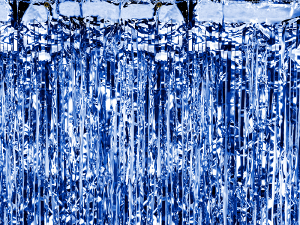 Party curtain, blue, 0.9 x 2.5m Party curtain, blue, 0.9 x 2.5m