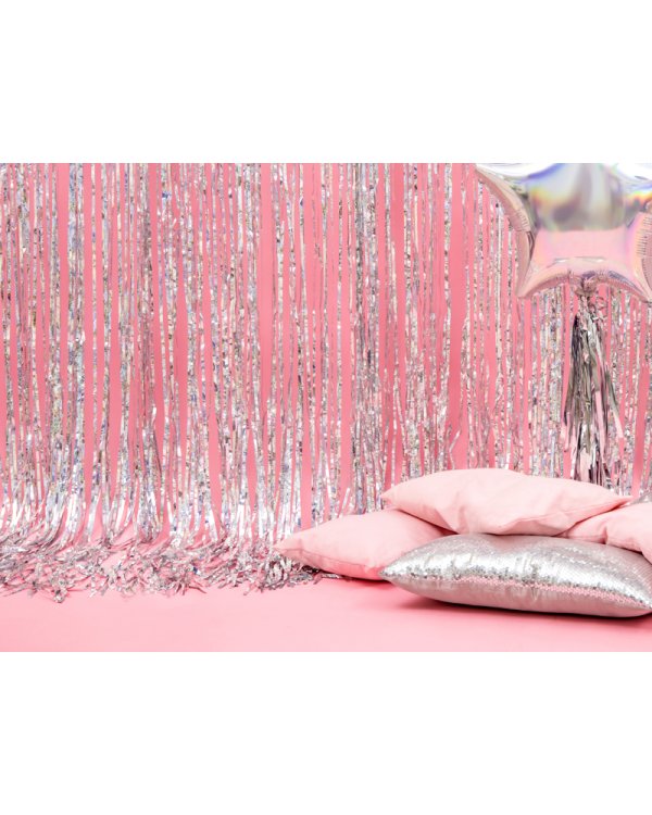 Party curtain, holographic, 90 x 250cm