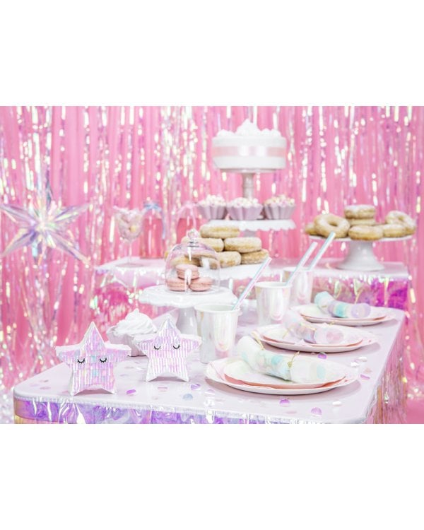 Party curtain, iridescent, 90 x 250cm