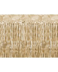 Party curtain, gold, 90x250cm