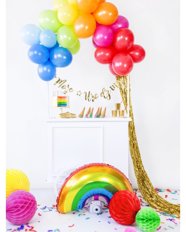 Party curtain, gold, 0.9 x 2.5m