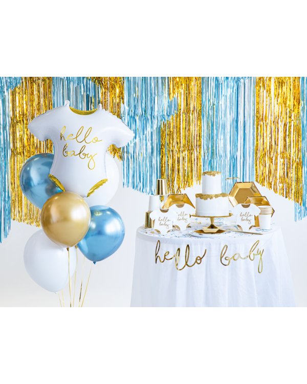 Party curtain, gold, 0.9 x 2.5m