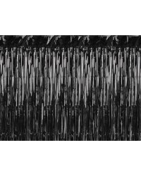 Party curtain, black, 100x200cm