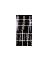 Party curtain Square, black, 100x200cm