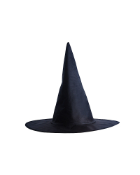Witch's hat, black