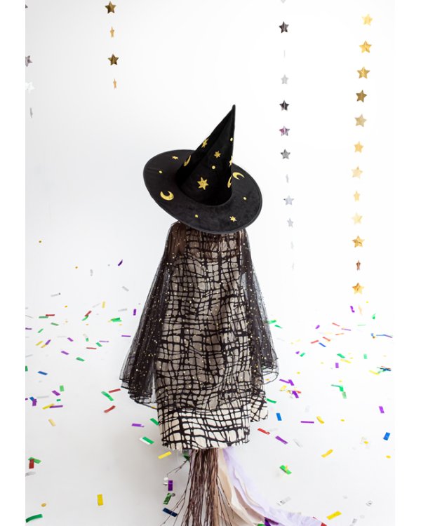 Witch's hat, black