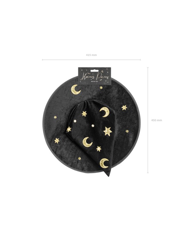 Witch's hat, black