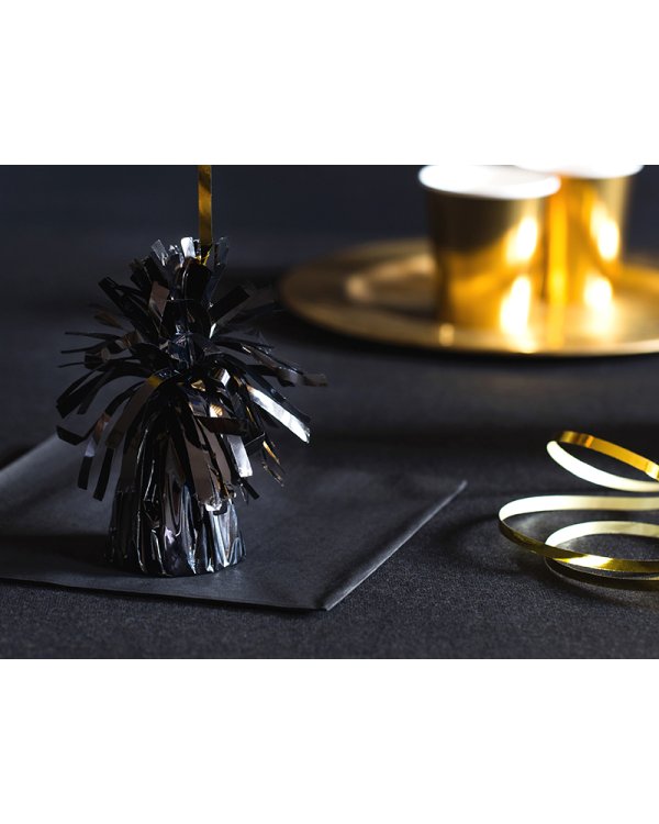 Foil balloon weight, black (1 pkt / 4 pc.)